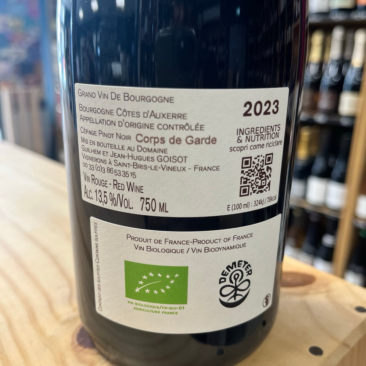 Bouteille Vin Goisot 2023, AOC Bourgogne