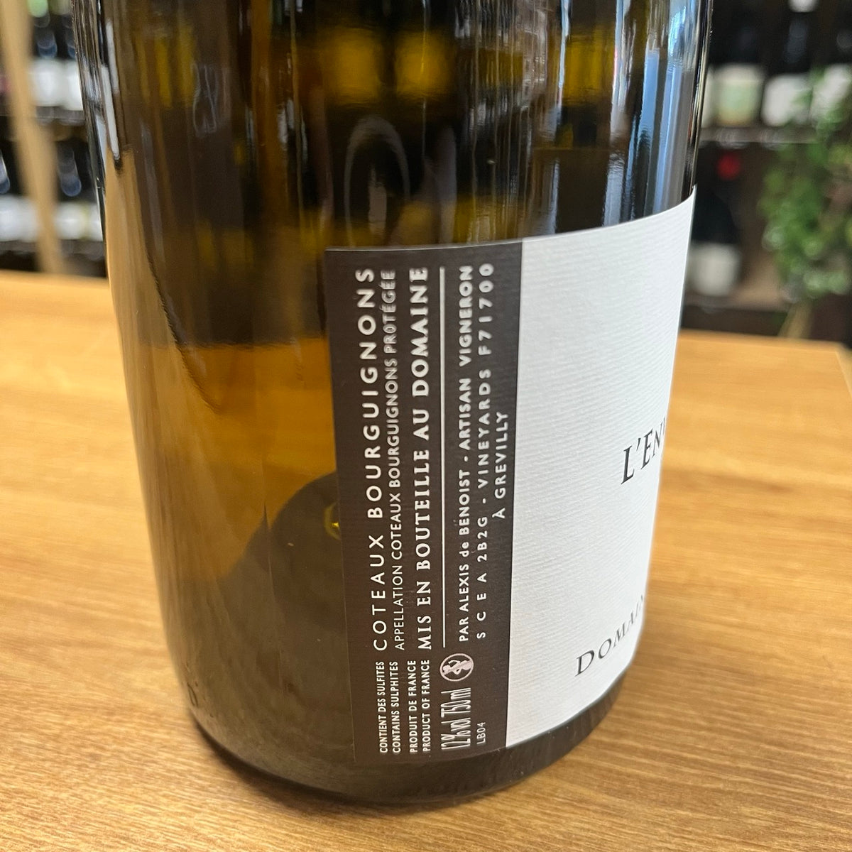 Bouteille Vin Alexis de Benoist 2021, AOC Bourgogne