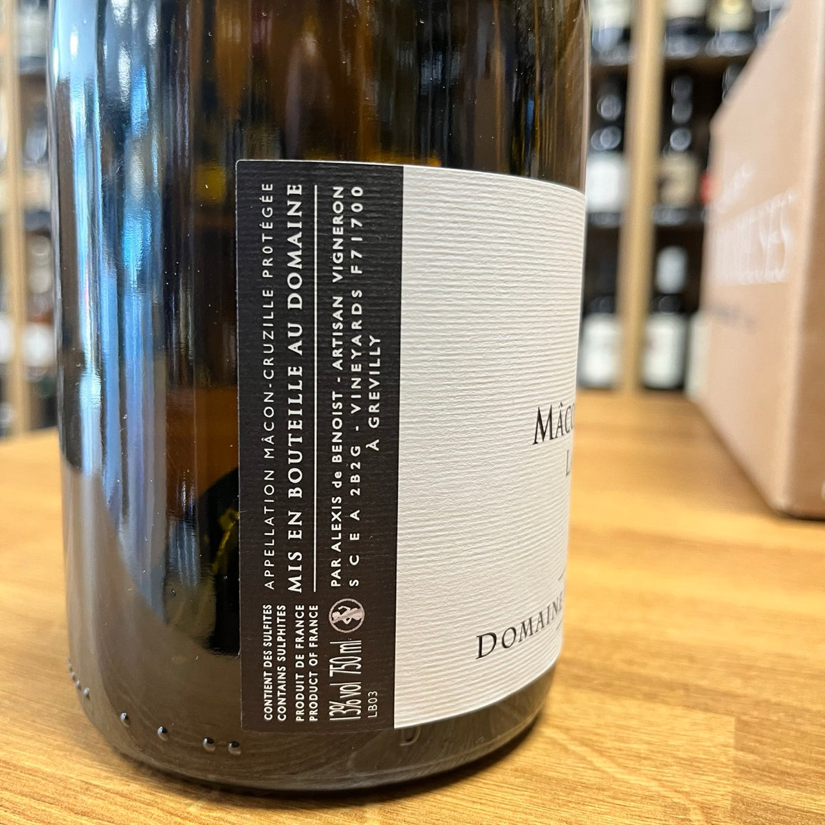 Bouteille Vin Alexis de Benoist 2019, AOC Bourgogne