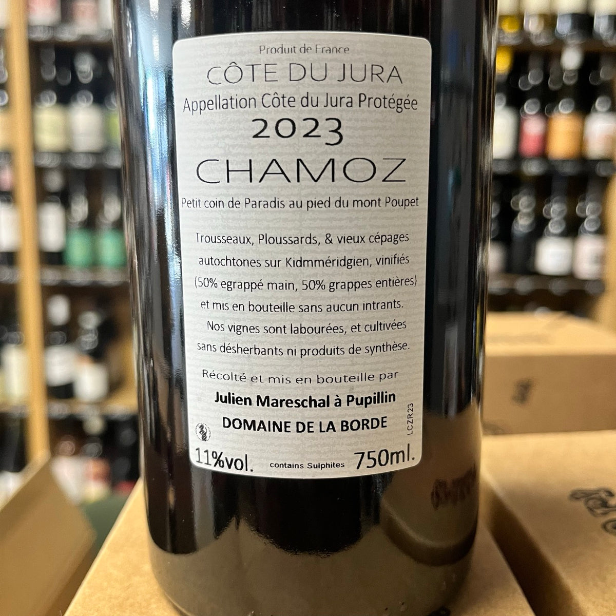 Bouteille Vin Côtes du Jura Chamoz 2023