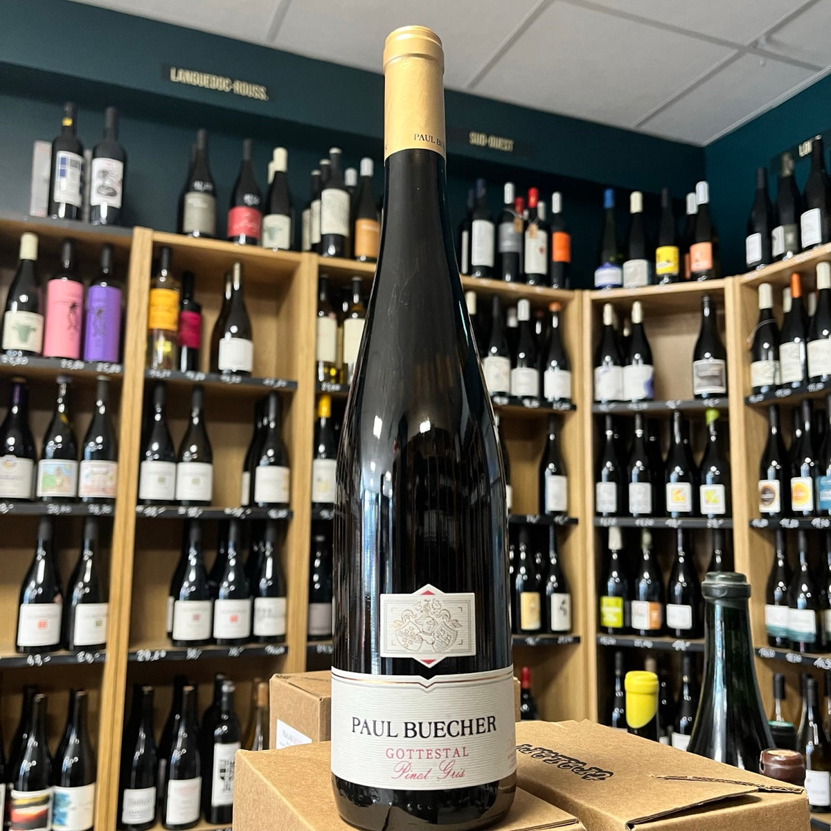 Bouteille Vin Alsace Pinot Gris Gottestal 2022, AOC Alsace