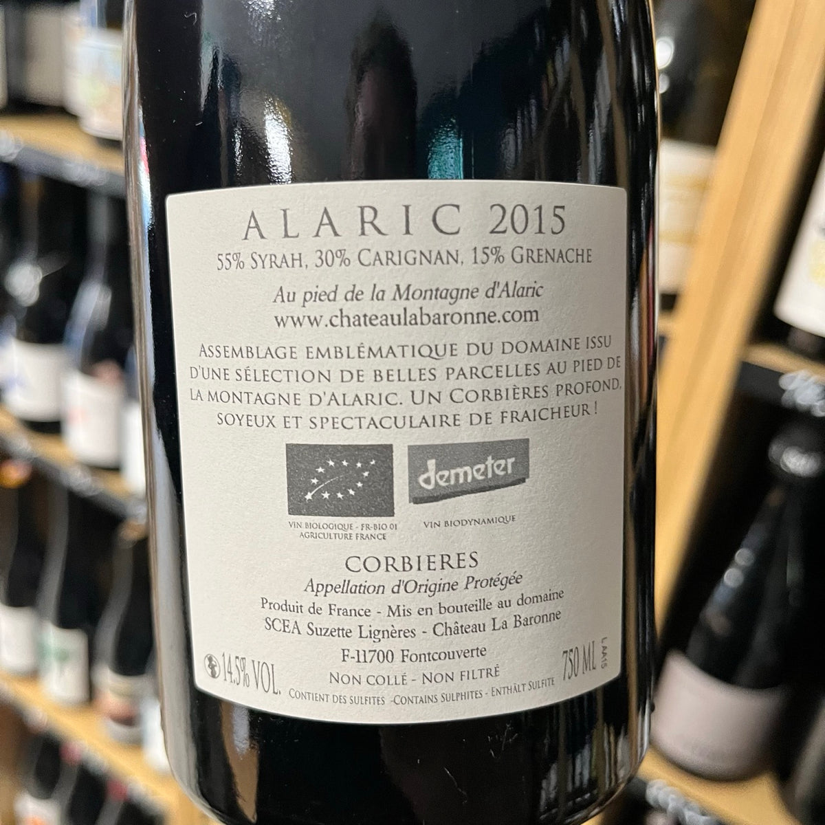 Bouteille Vin blanc Sur le Mont 2022, Côtes du Rhône