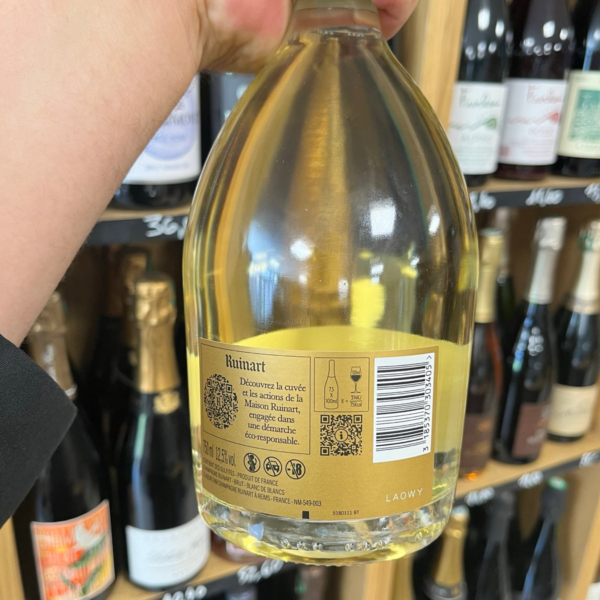 Champagne Ruinart Blanc de Blancs