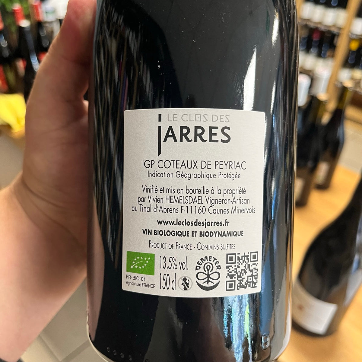 Vin rouge Abrensis Magnum 2021 - Le Clos des Jarres