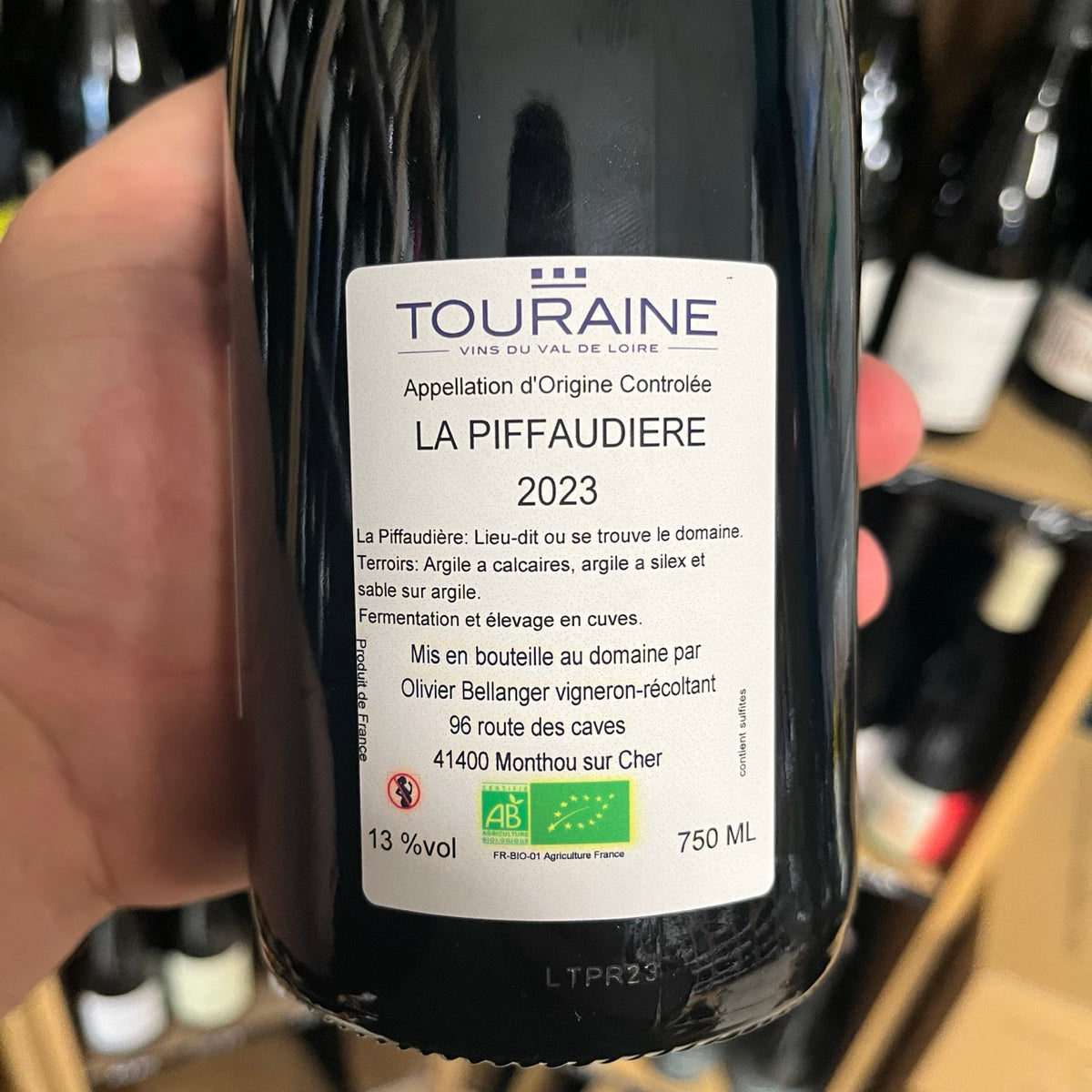 Vin La Piffaudière 2023 - Domaine La Piffaudière, Val de Loire