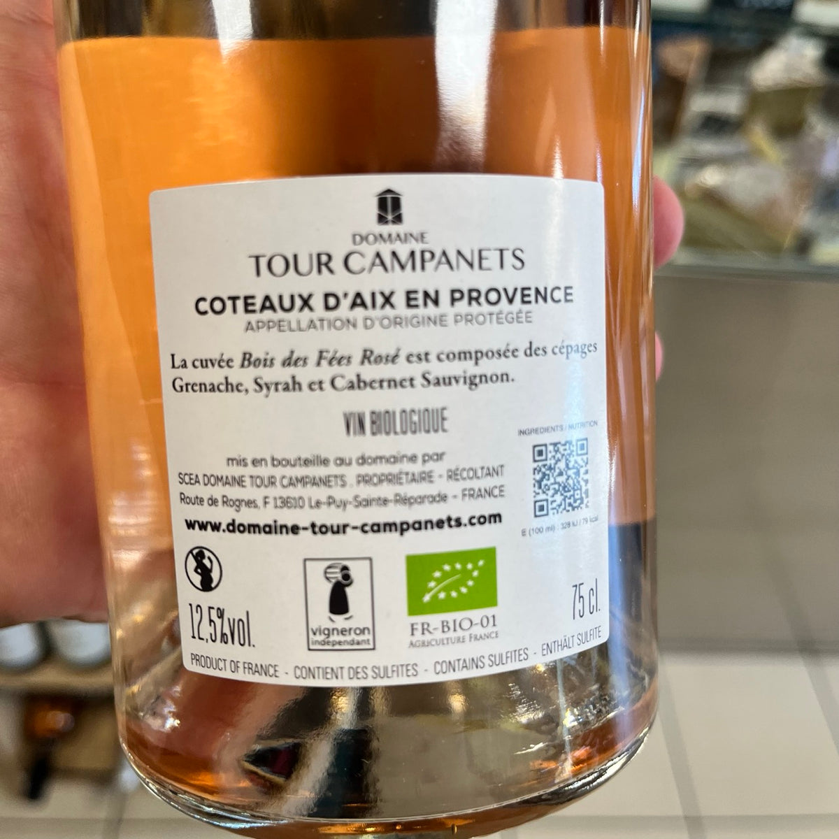 Vin rosé Bois des Fées 2025 - Tour Campanets, Provence