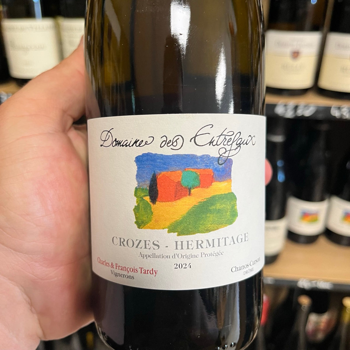Vin Crozes-Hermitage blanc 2024 - Domaine des Entrefaux