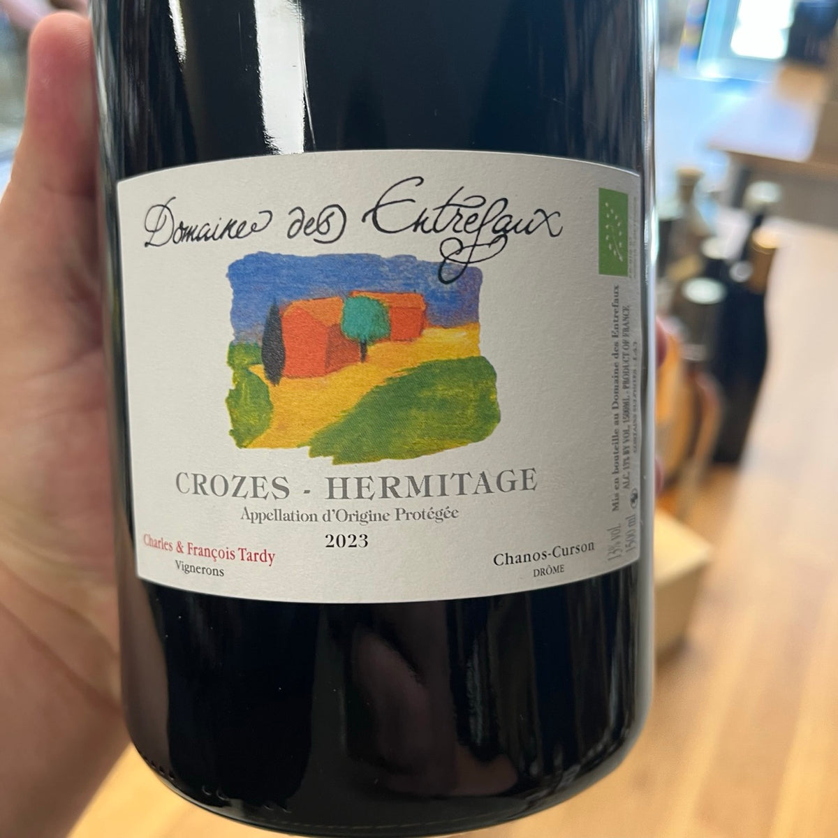 Vin Crozes-Hermitage rouge Les Machonnières 2023 - Domaine des Entrefaux