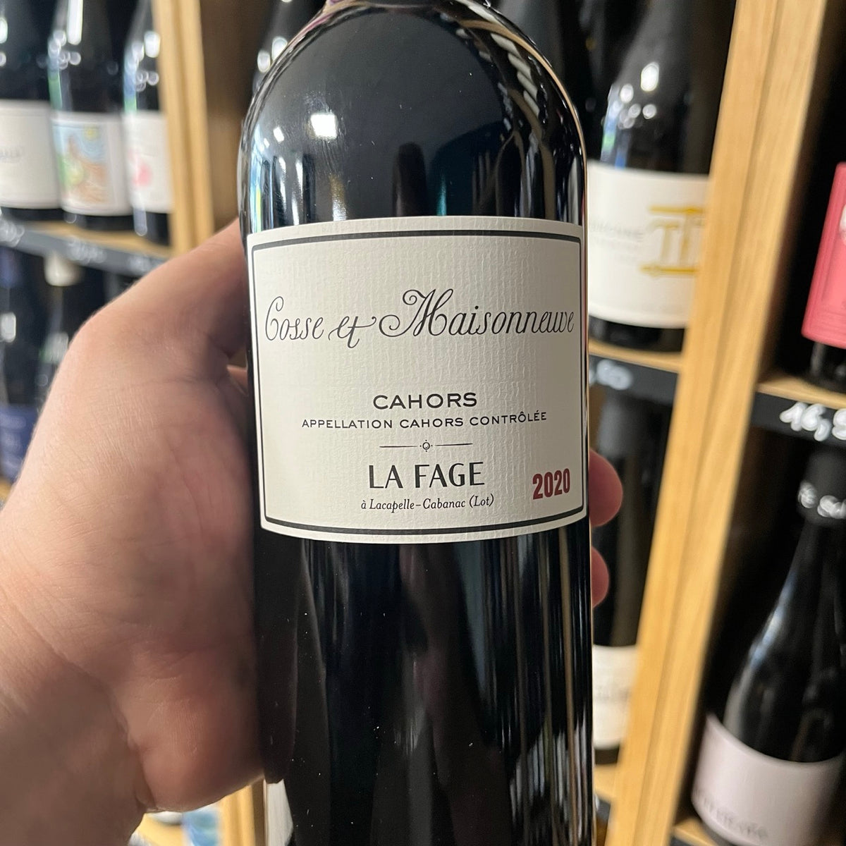 Vin rouge Cahors La Fage 2020 - Domaine Cosse-Maisonneuve