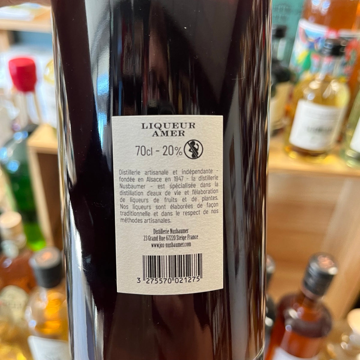 Nusbaumer Amer Alsacien (70 cl) — Liqueur amère