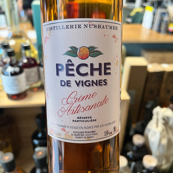 Nusbaumer Pêche de Vignes — Crème d'Alsace