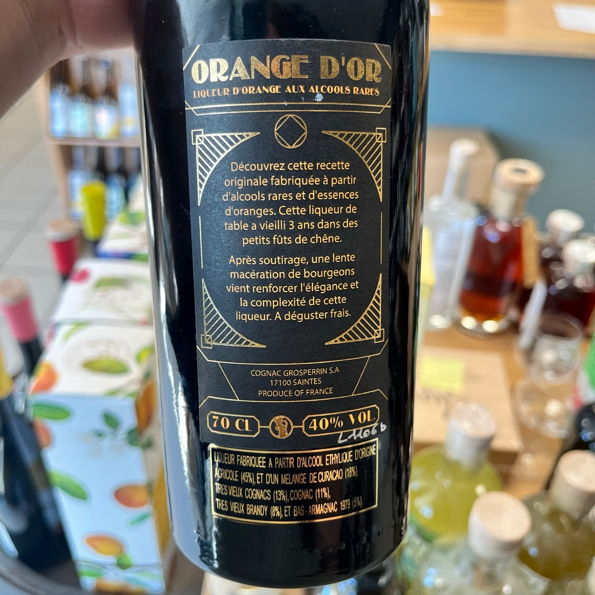 Grosperrin Orange d'Or — Liqueur d'orange au cognac