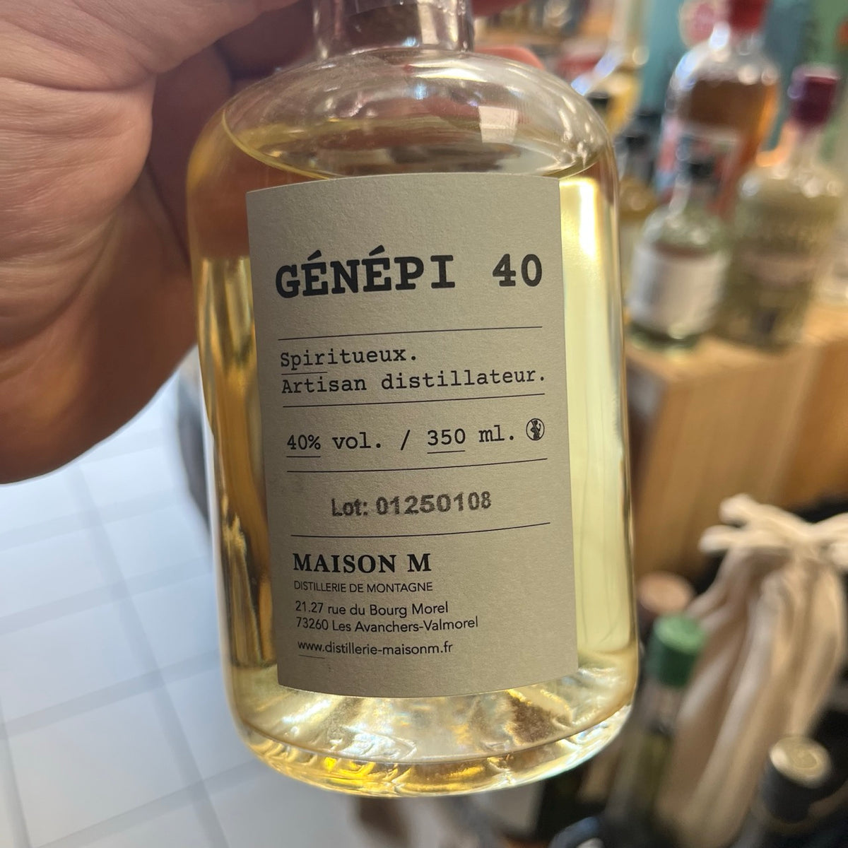 Maison M Génépi 40, liqueur de montagne (35 cl)