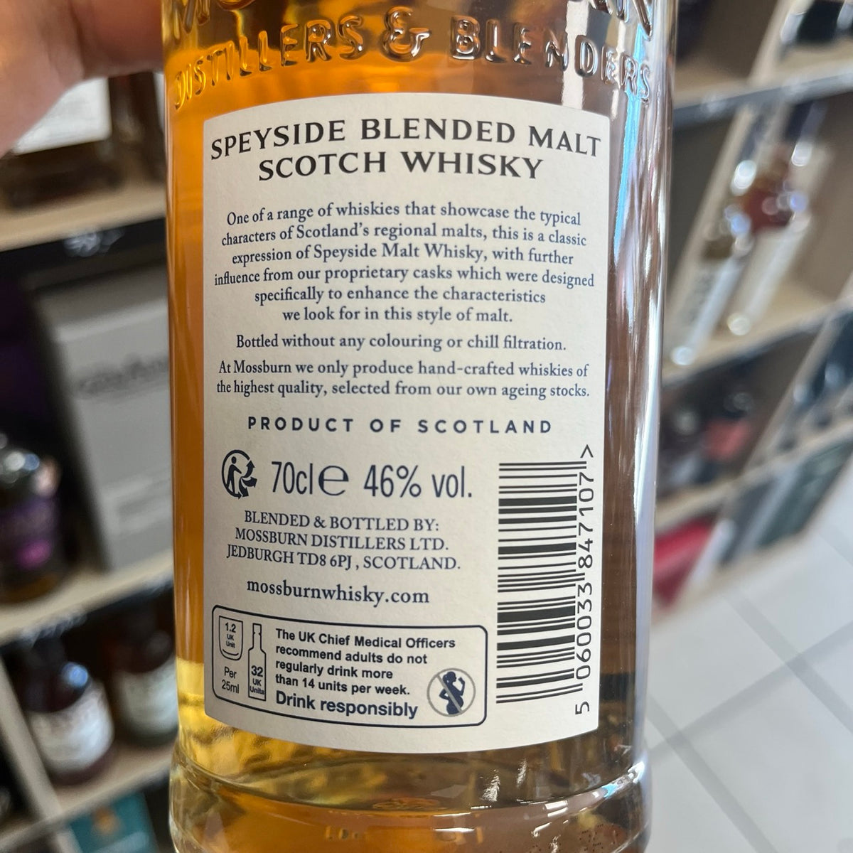 Mossburn Signature Cask — Speyside Blended Malt Scotch Whisky