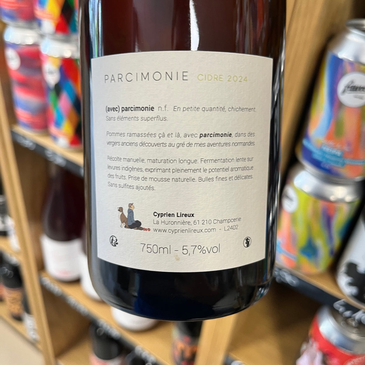 Cidre Parcimonie 2024 - Cyprien Lireux