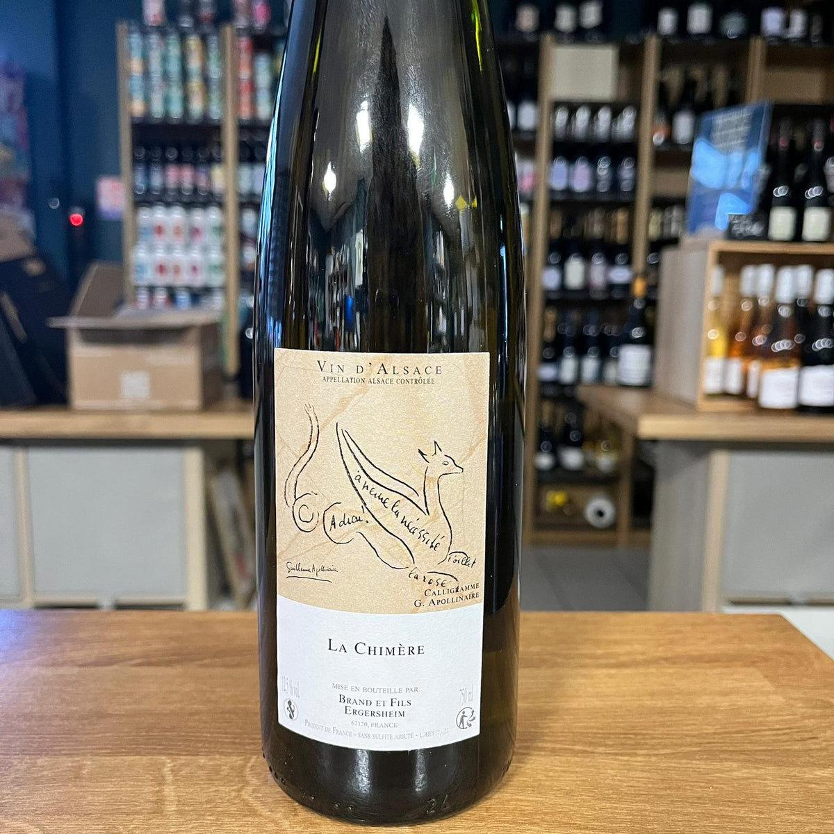 Bouteille Vin blanc La Chimère Philippe Brand à (en Soléra) 2017, AOC Alsace