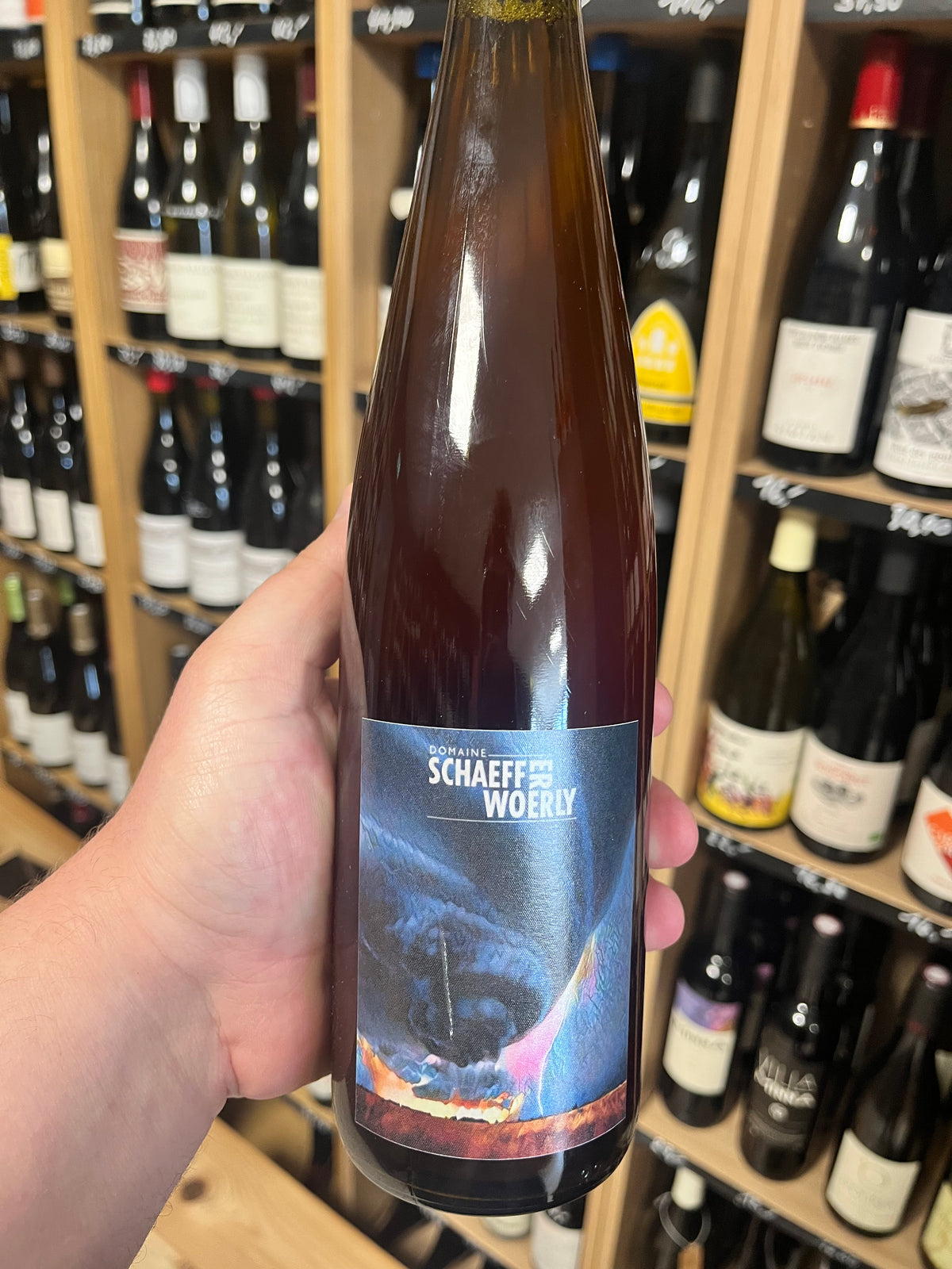 Bouteille d'Orage 2023 – Domaine Schaeffer-Woerly, Alsace (vin orange)