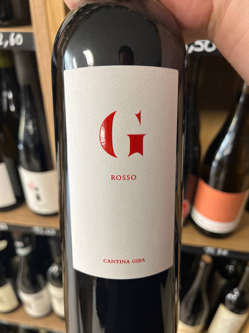 Bouteille Vin rouge Cantina Giba 2022