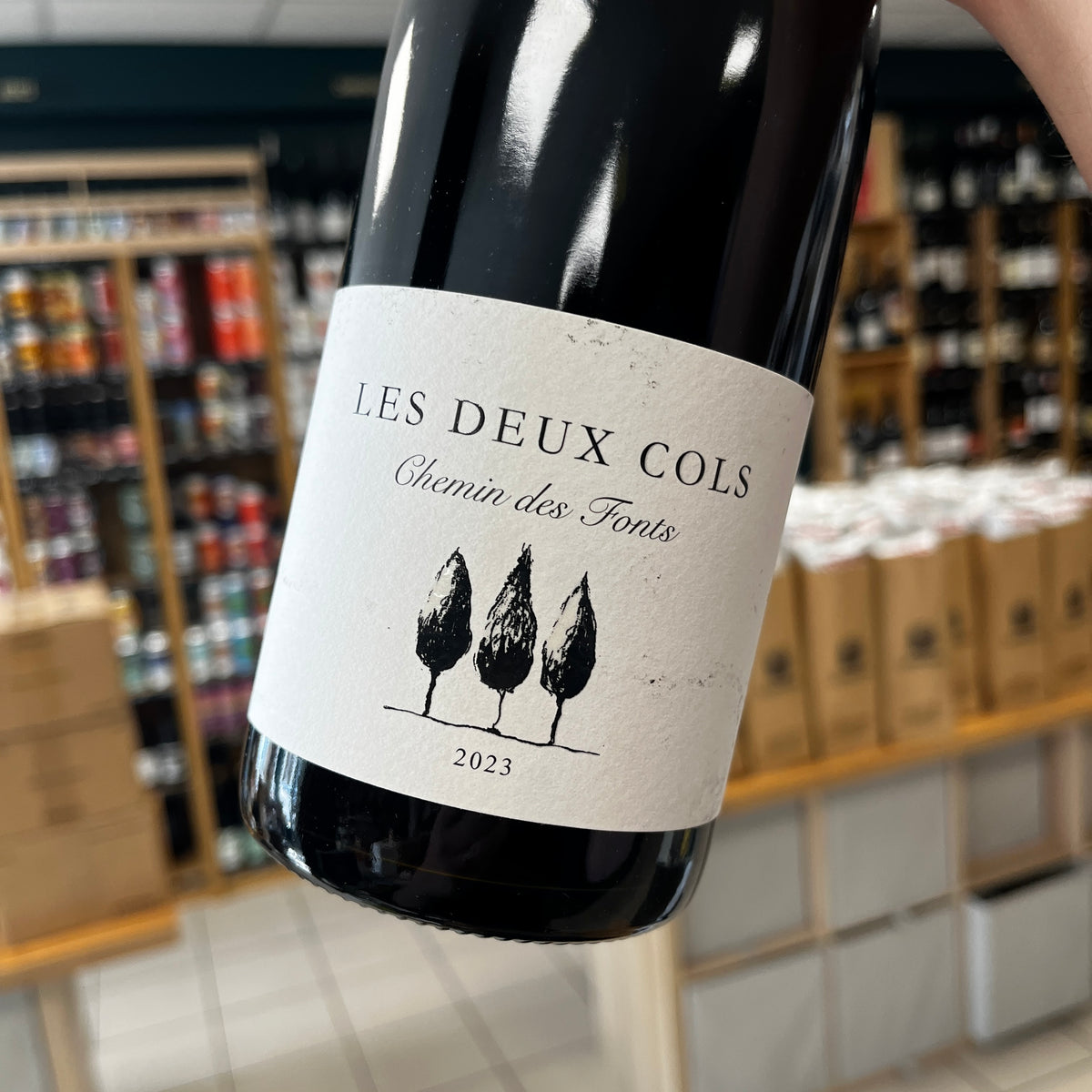 Bouteille Les Deux Cols Chemin des Fonts 2023, Côtes du Rhône