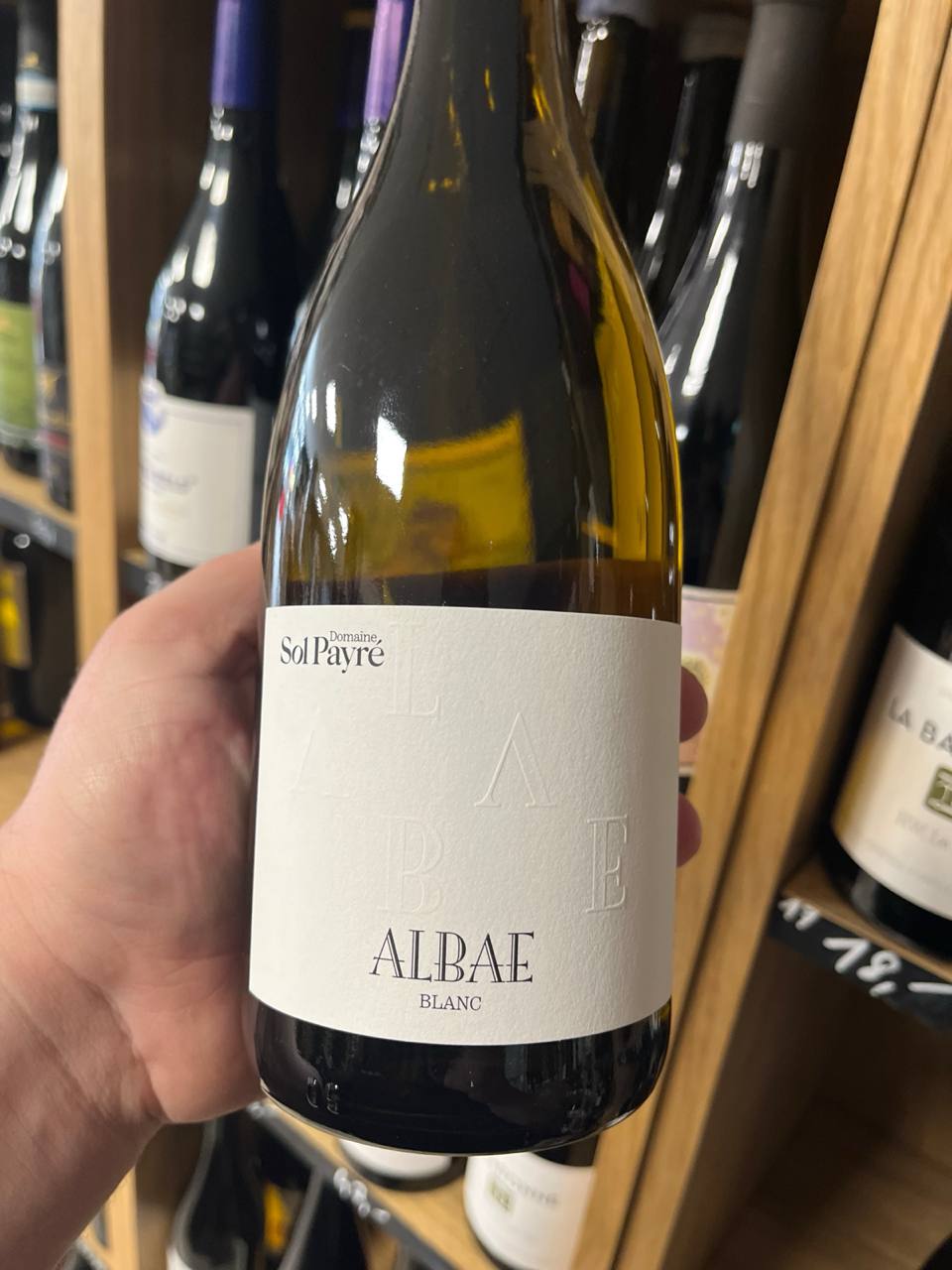 Bouteille Vin blanc Domaine Sol Payré 2022, Roussillon