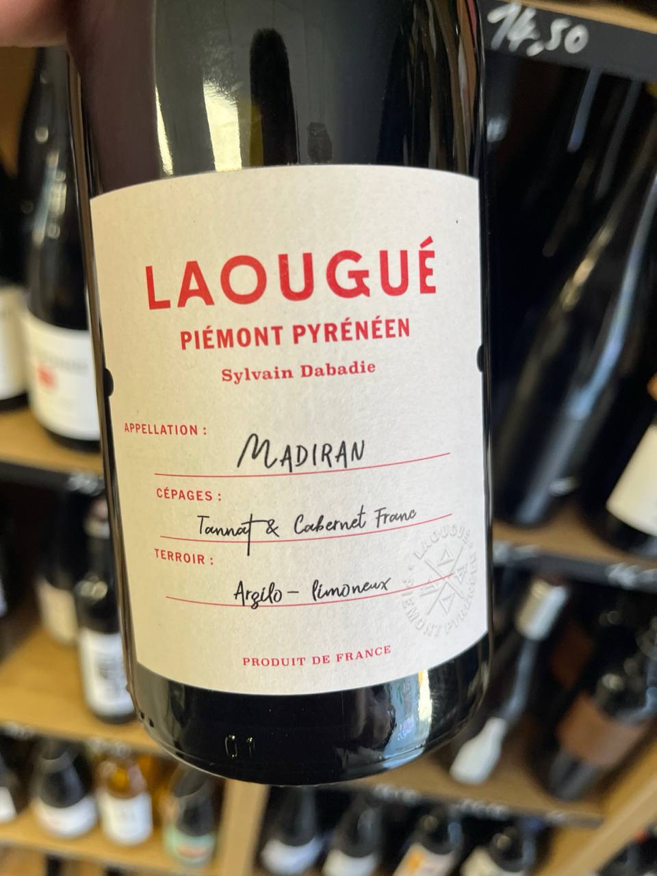 Bouteille Vin rouge Madiran 2022, Sud-Ouest