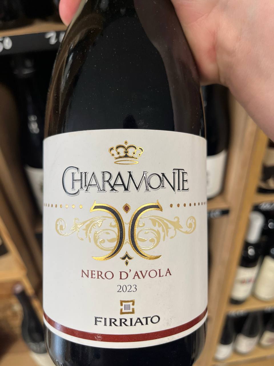 Bouteille Vin rouge Firriato 2023, Sud-Ouest