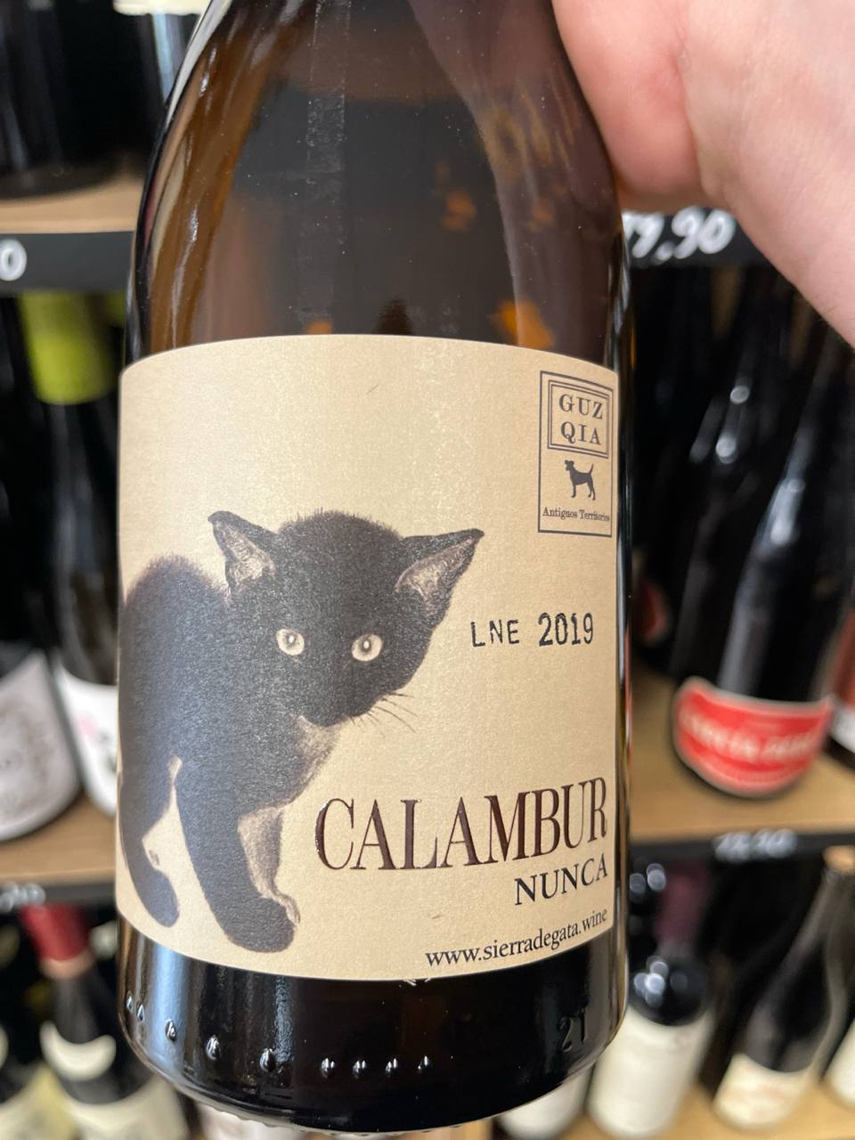 Bouteille Vin blanc Guzque / Calambur Nunca LNE 2019, Espagne