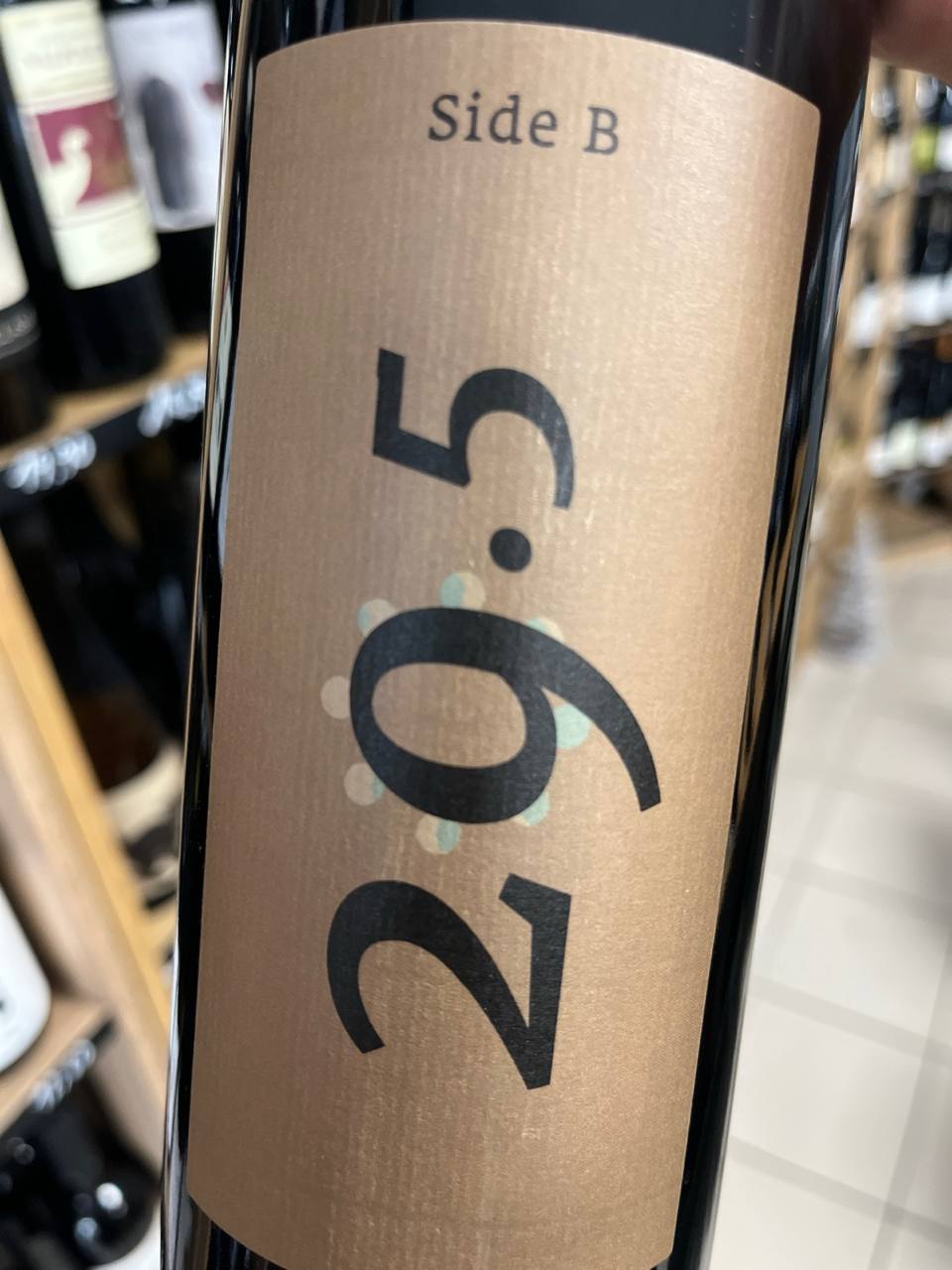 Bouteille Vin rouge 29.5 Side B 2020