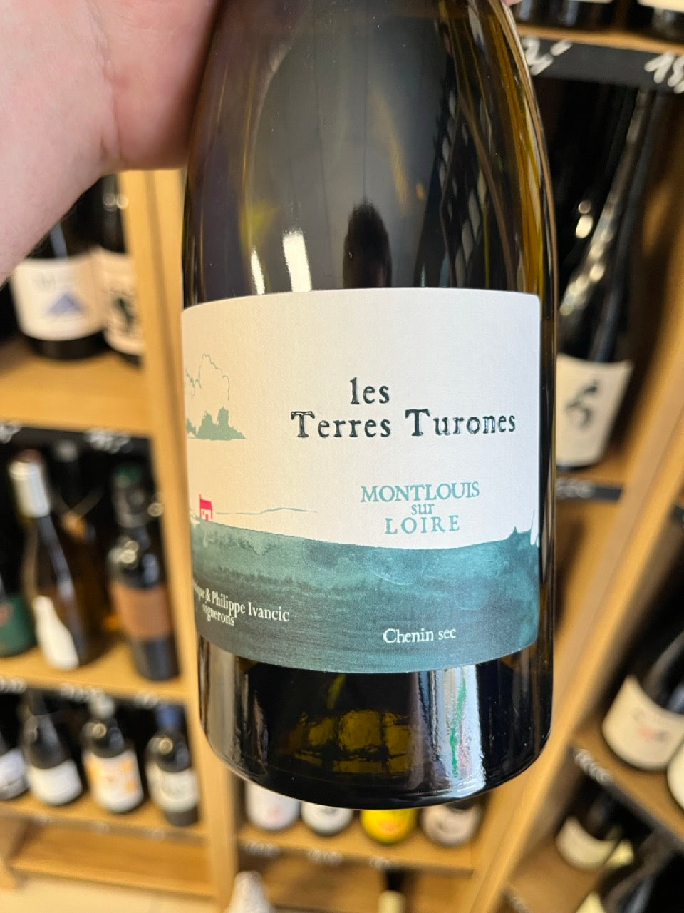 Les Terres Turones Montlouis 2023 - étiquette avant