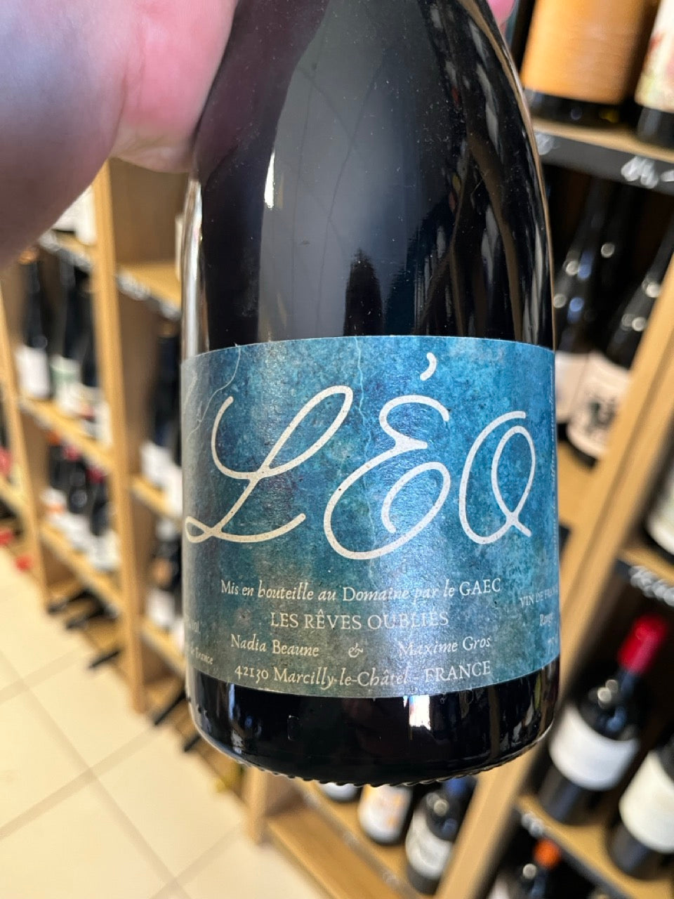 Léo 2021 Les Rêves Oubliés - étiquette arrière