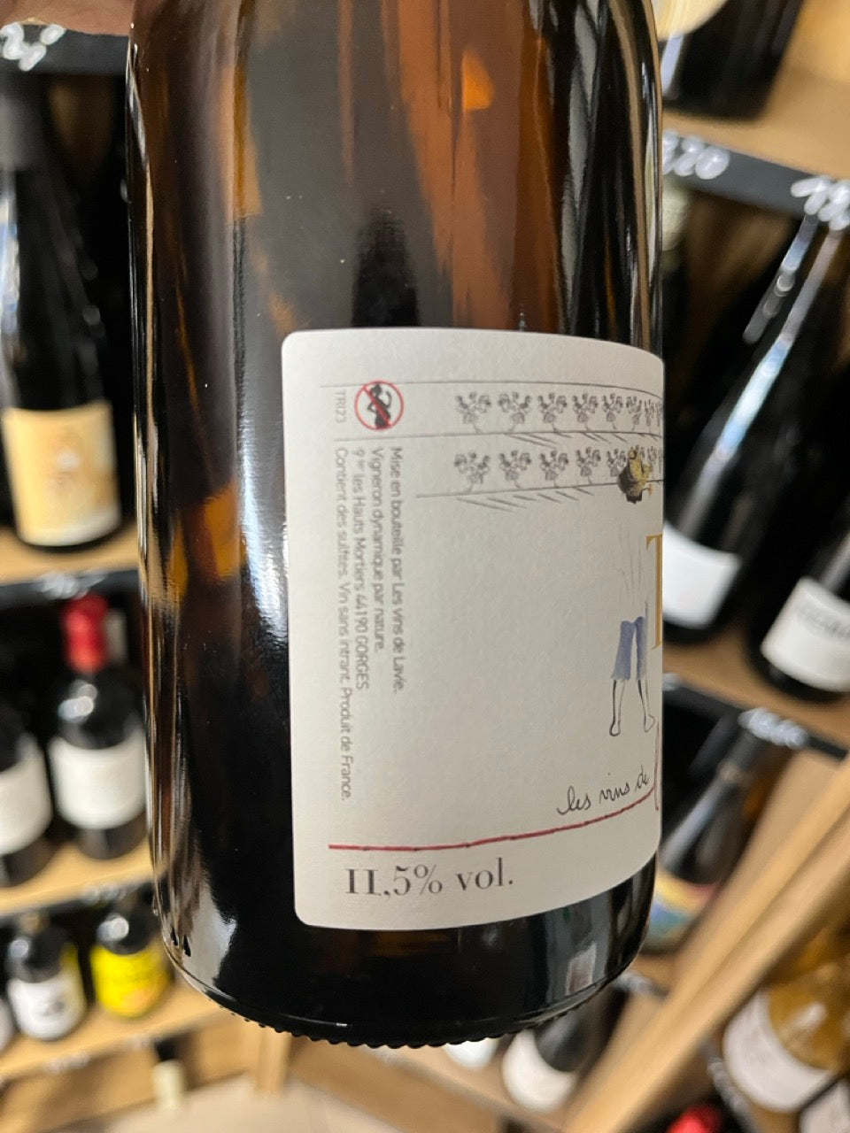 Bouteille Vin Les Terres Turones 2023, Val de Loire — agriculture biologique