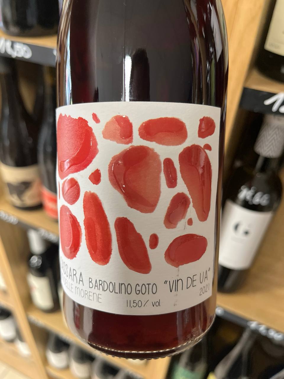 Bouteille Vin rouge Sassara 2021