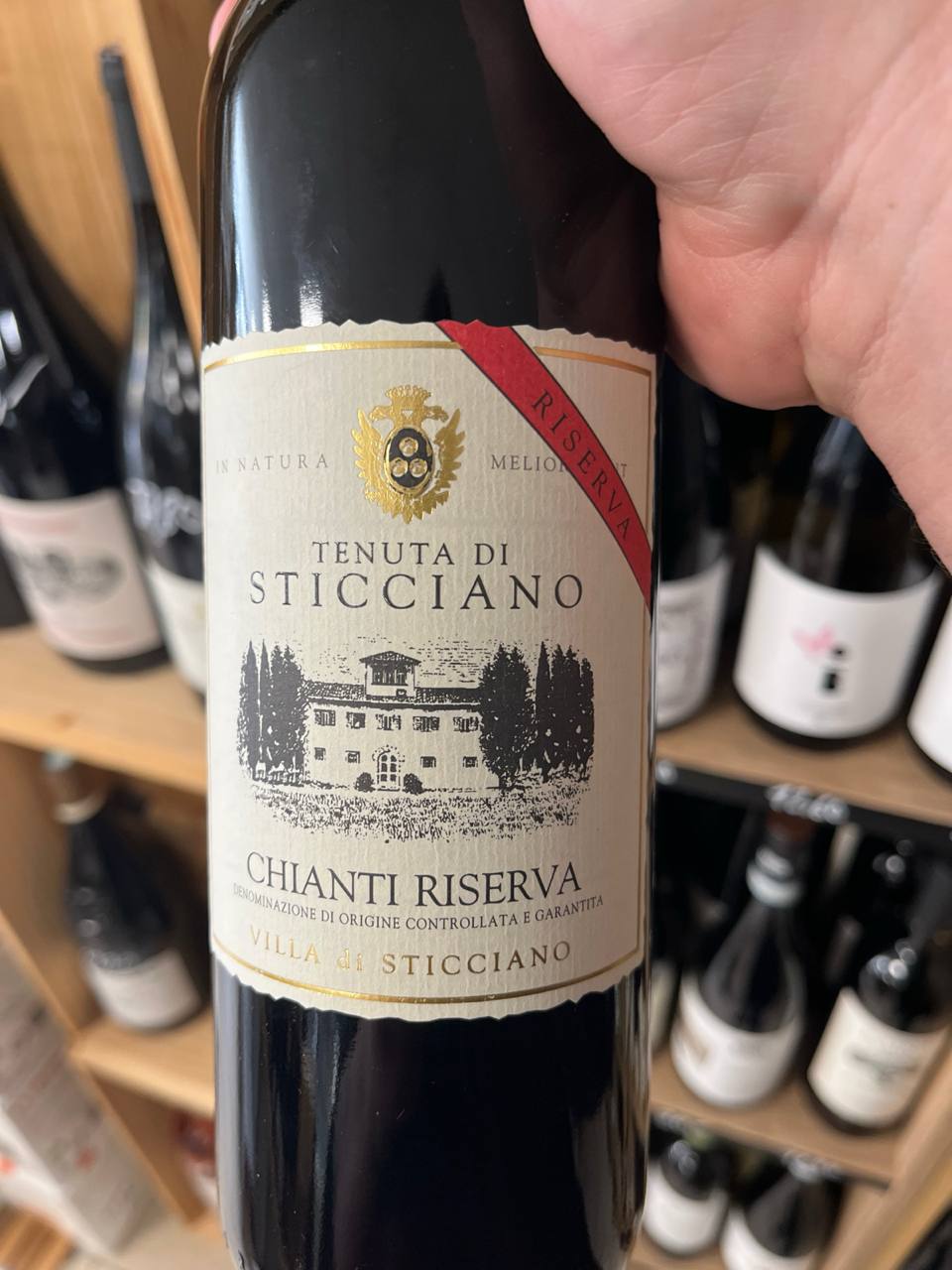 Bouteille Vin rouge Villa di Sticciano Chianti Riserva 2019, Italie