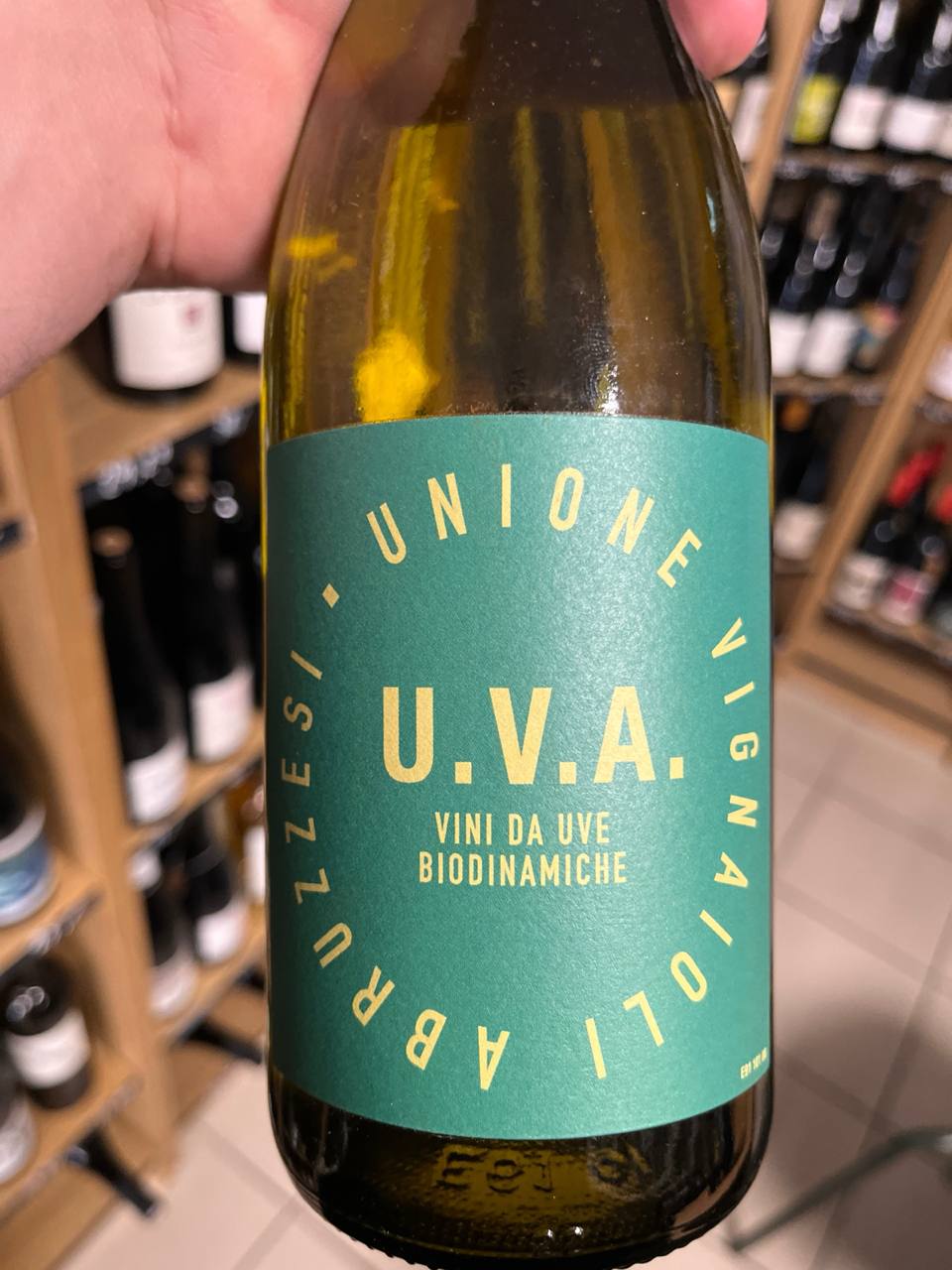 Bouteille Vin blanc U.V.A. 2023, Italie