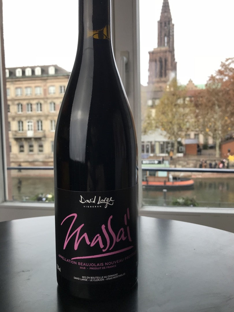Bouteille Vin rouge Massaï 2025 de David Large 2025, Beaujolais — nature