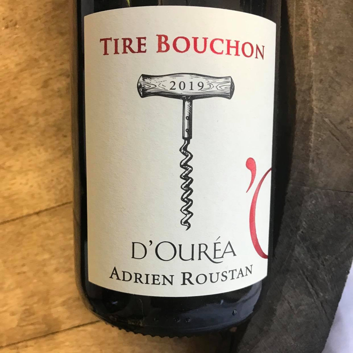 Bouteille Vin Tire Bouchon rouge 2021, Côtes du Rhône — agriculture biologique